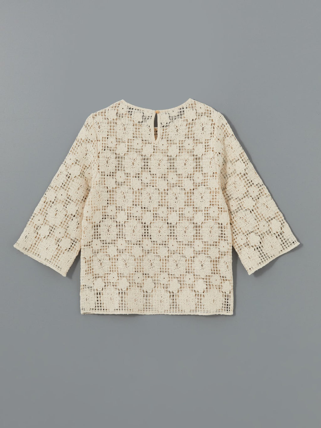 LCW Classic Crew Neck Lace Women Blouse