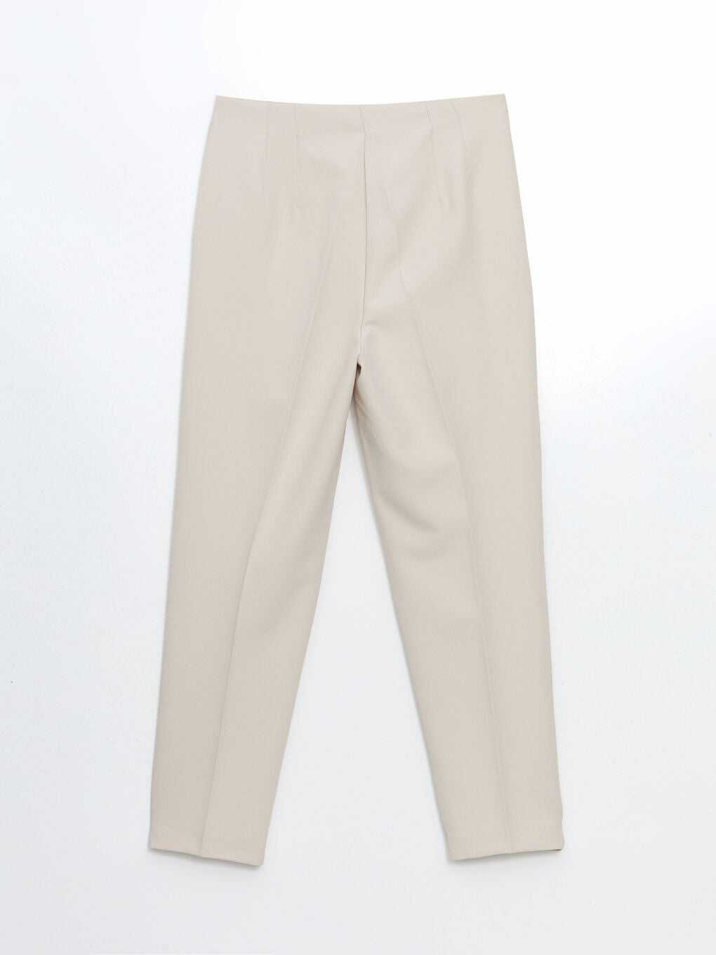 LCW Vision Ecru Slim Fit Women Trousers