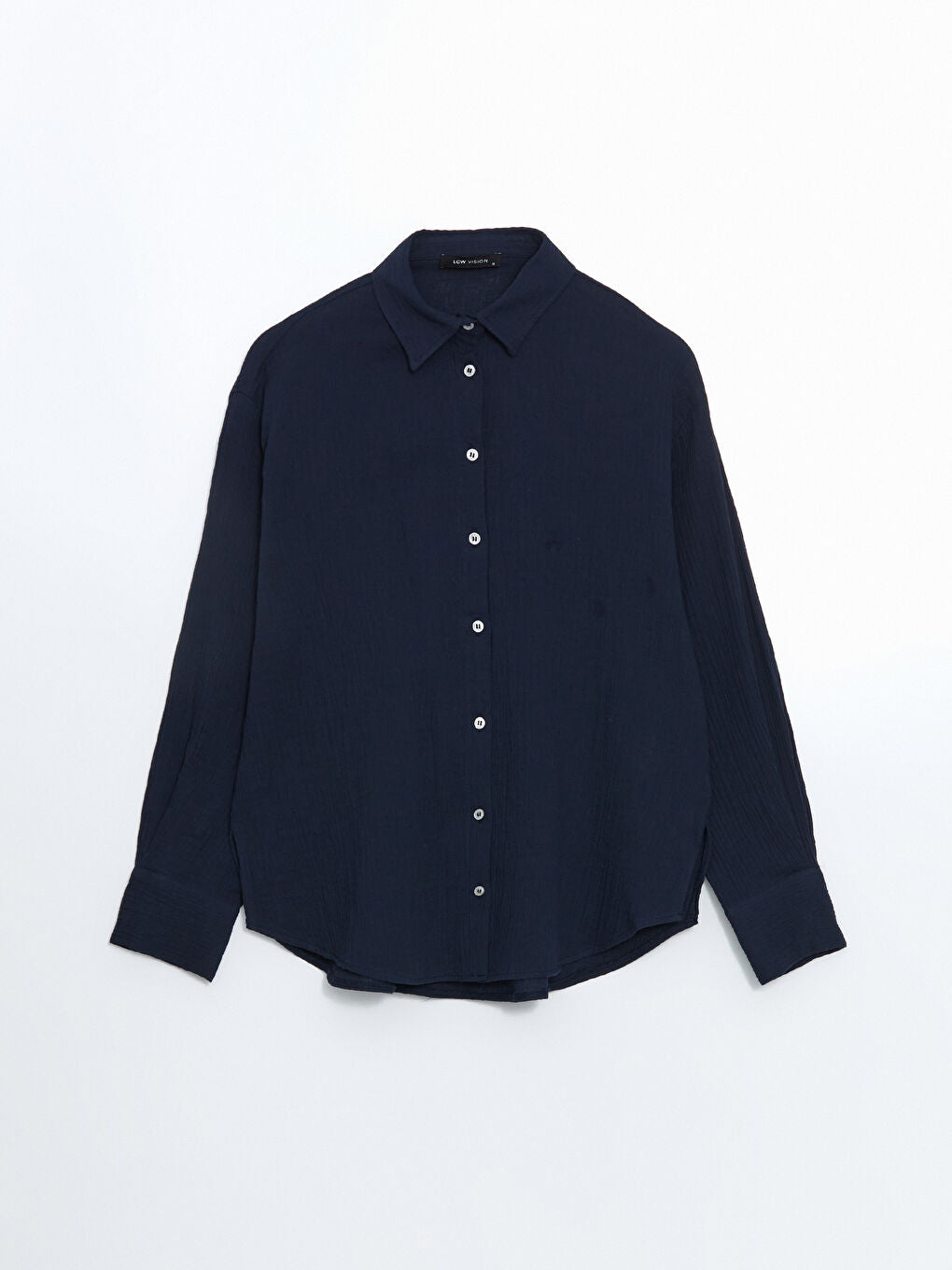 LCW Vision Beige Textured Women Shirt