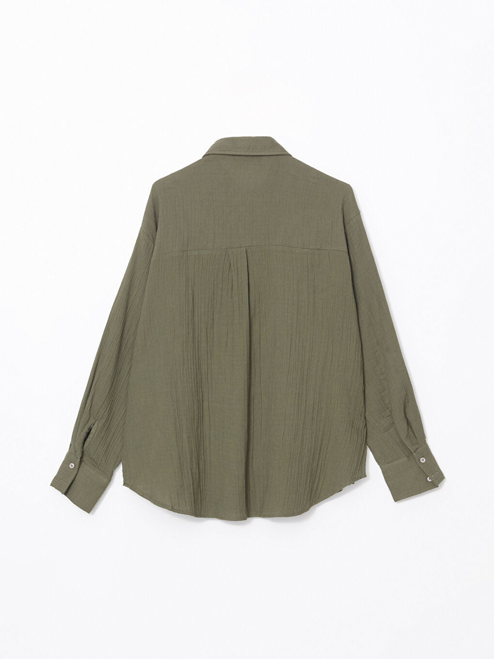 LCW Vision Beige Textured Women Shirt