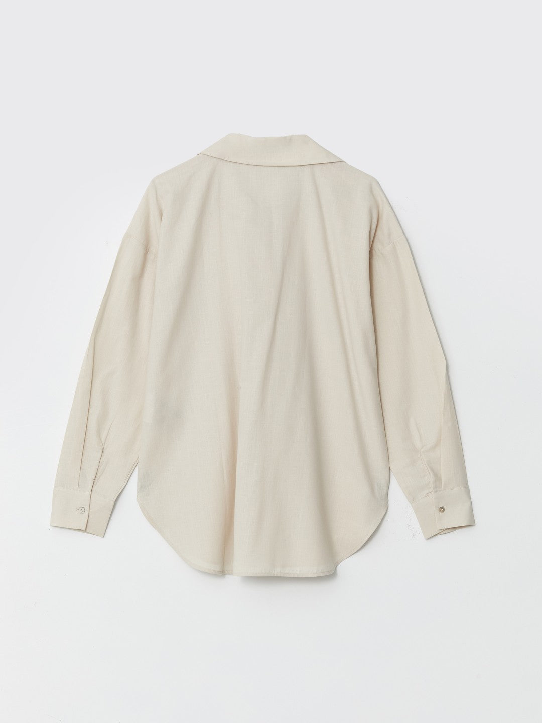 LCW Vision Linen Blend Oversize Women Shirt