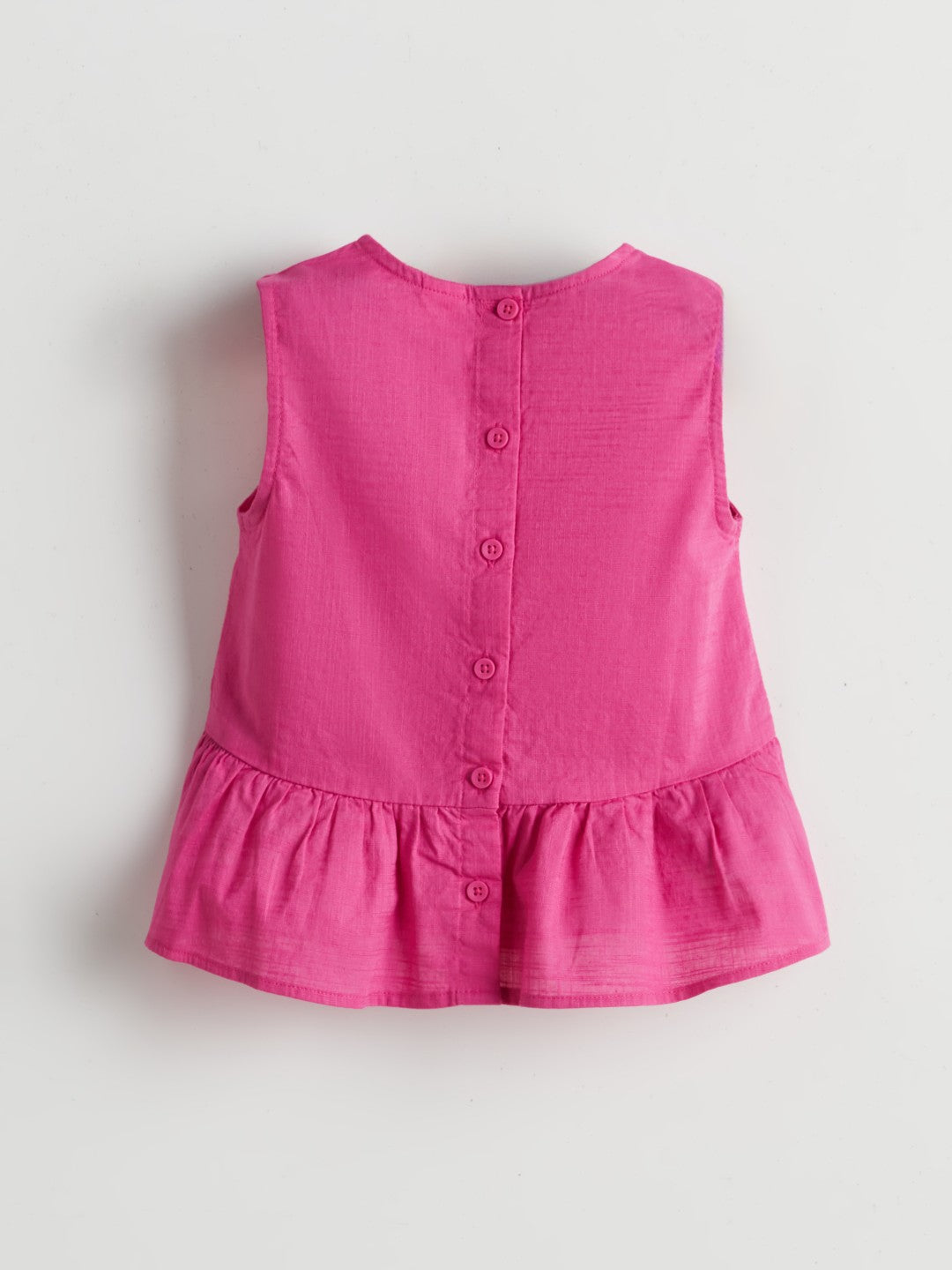 LCW Kids Regular Fit Poplin Flounce GirlS Blouse