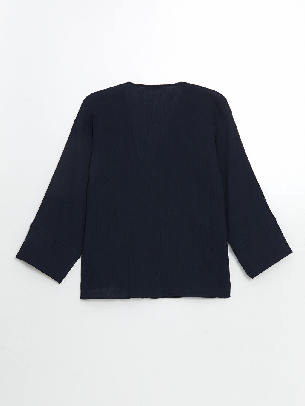 LCW Vision Khaki Double Breasted Textured Women Kimono