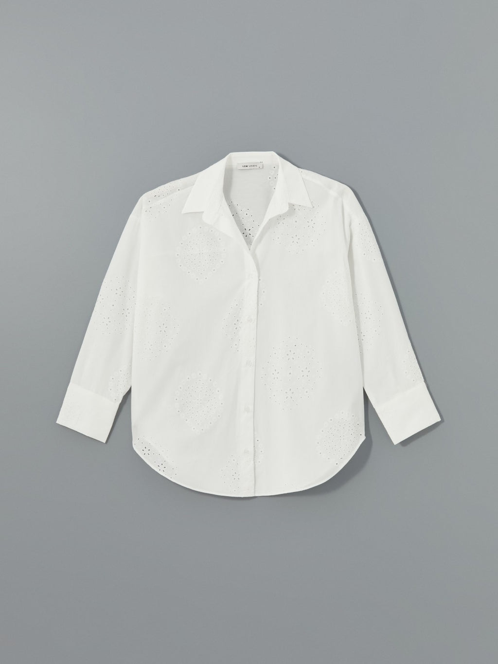 LCW Vision Openwork Oversize Women Shirt