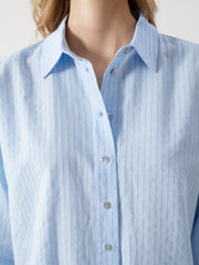 LCW Vision Striped Oversize Women Shirt