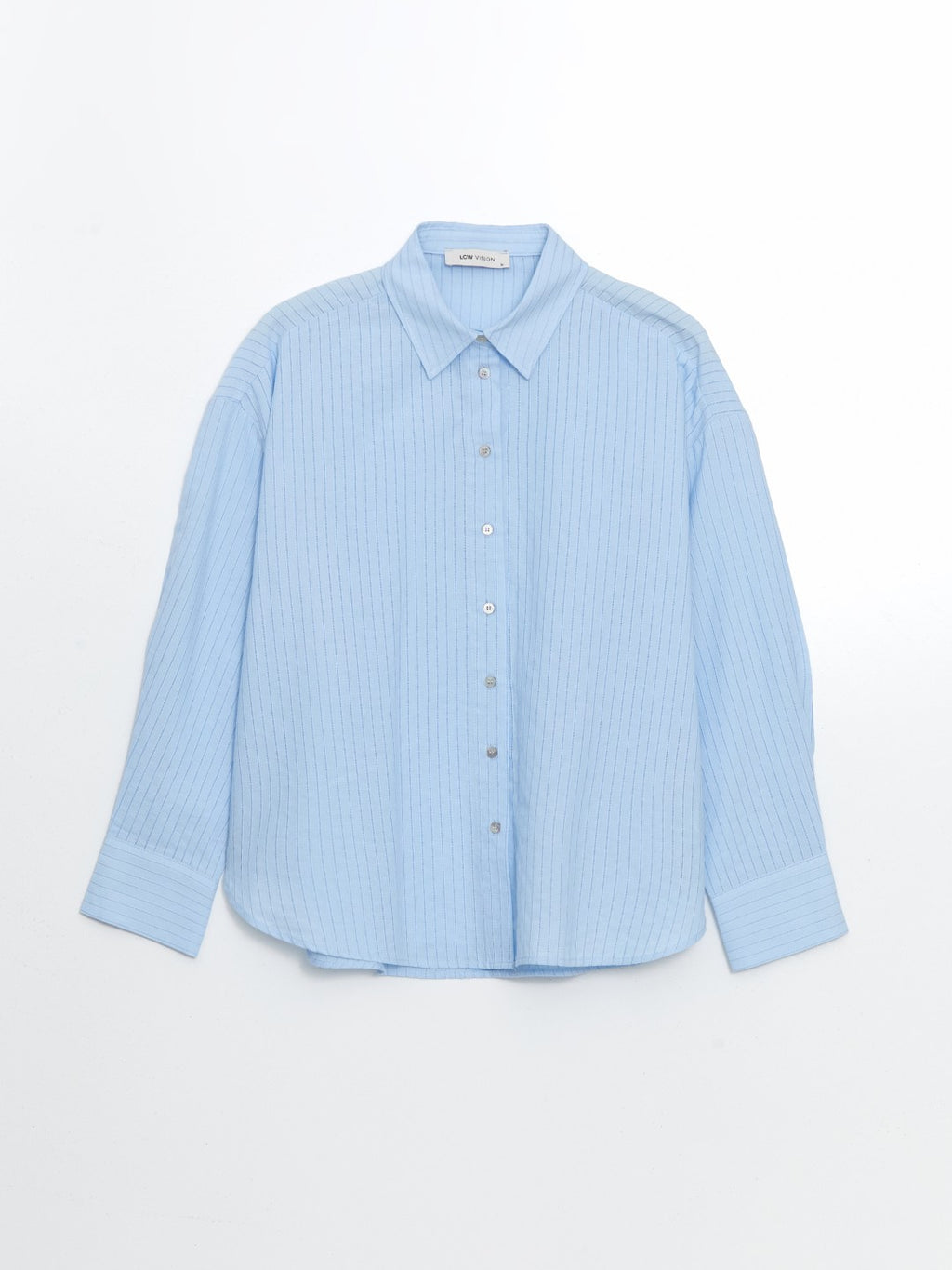 LCW Vision Striped Oversize Women Shirt