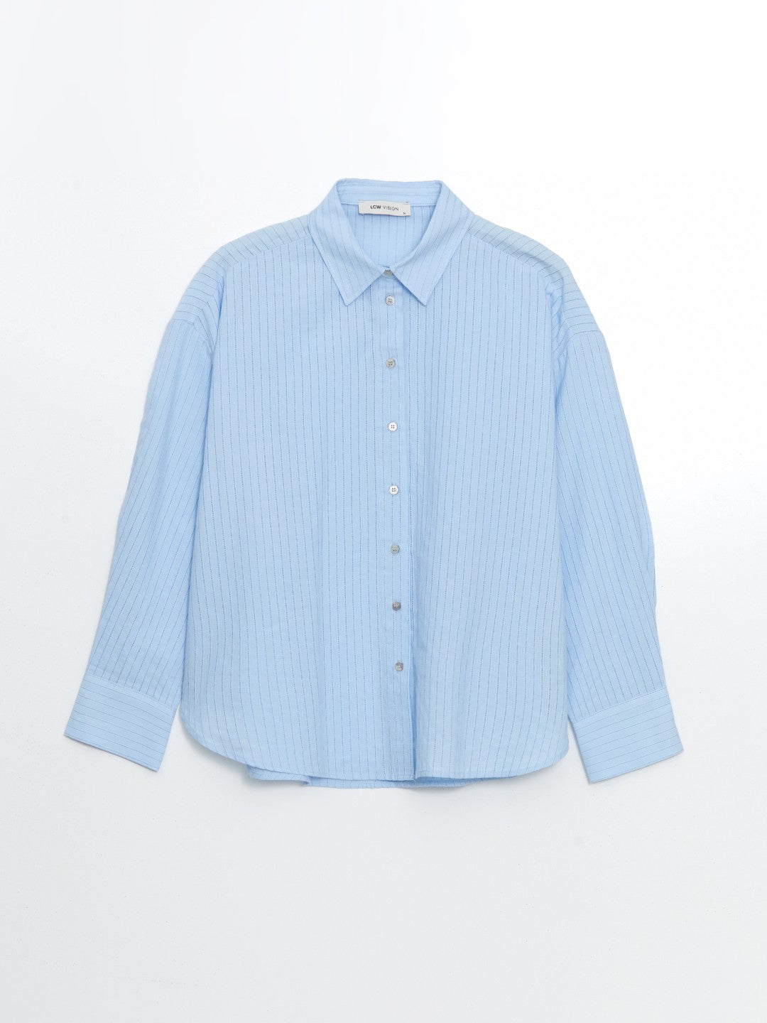 LCW Vision Striped Oversize Women Shirt