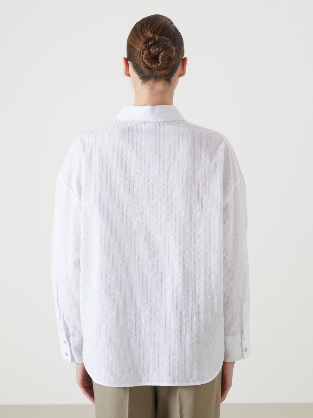 LCW Vision Striped Oversize Women Shirt