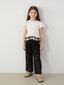 LCW Kids Elastic Waist Lace Girls Trousers