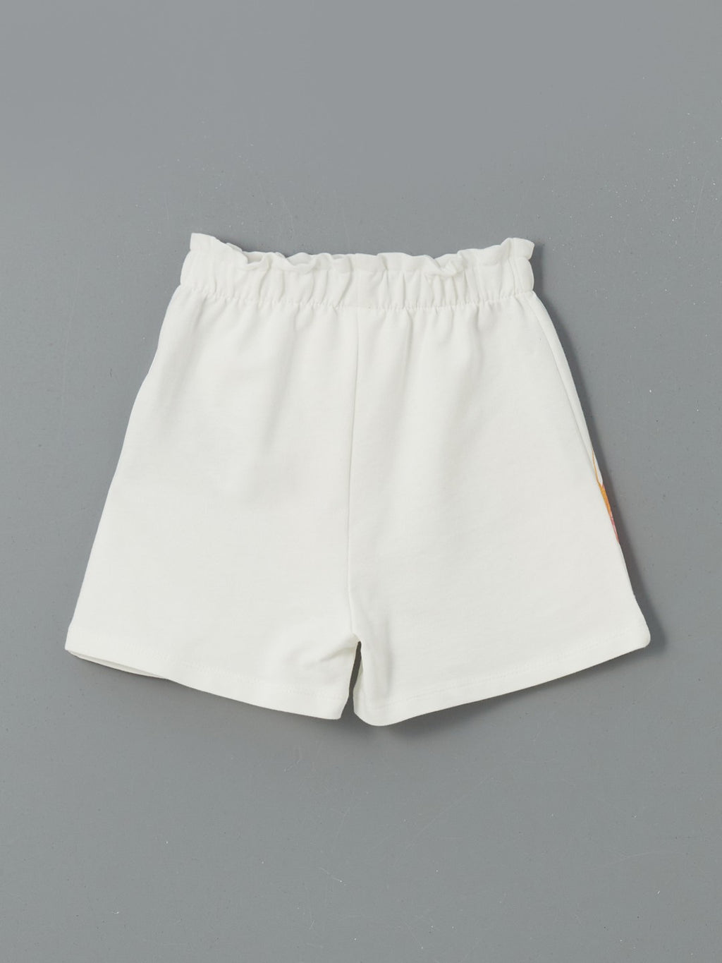 LCW Kids Elastic Waist Butterfly Printed Girls Shorts