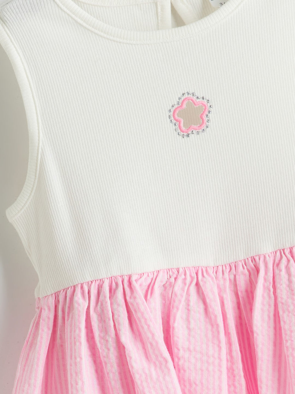 LCW Kids Crew Neck Floral GirlS Camisole Dress