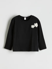 LCW Kids Floral Girl Child Crinkle Blouse And Shorts 2-Pack