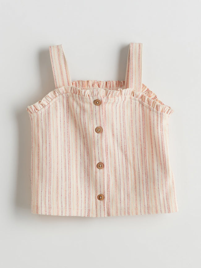 LCW Kids Strap Girls Blouse And Shorts 2-Pack Main Image