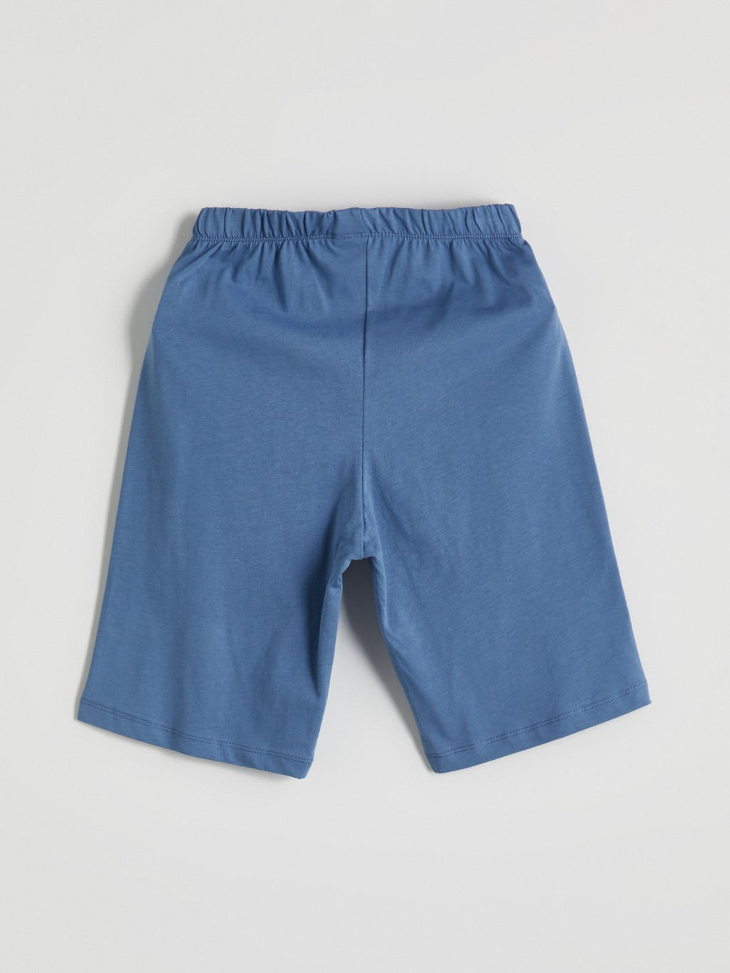 LCW Kids Crew Neck Boy Shorts Pajama Set