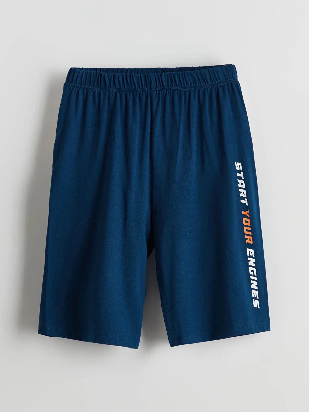 LCW Kids Crew Neck Boys' Shorts Pyjama Set