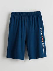 LCW Kids Crew Neck Boys' Shorts Pyjama Set