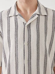 Xside Regular Fit Short Sleeve Striped Men Shirt