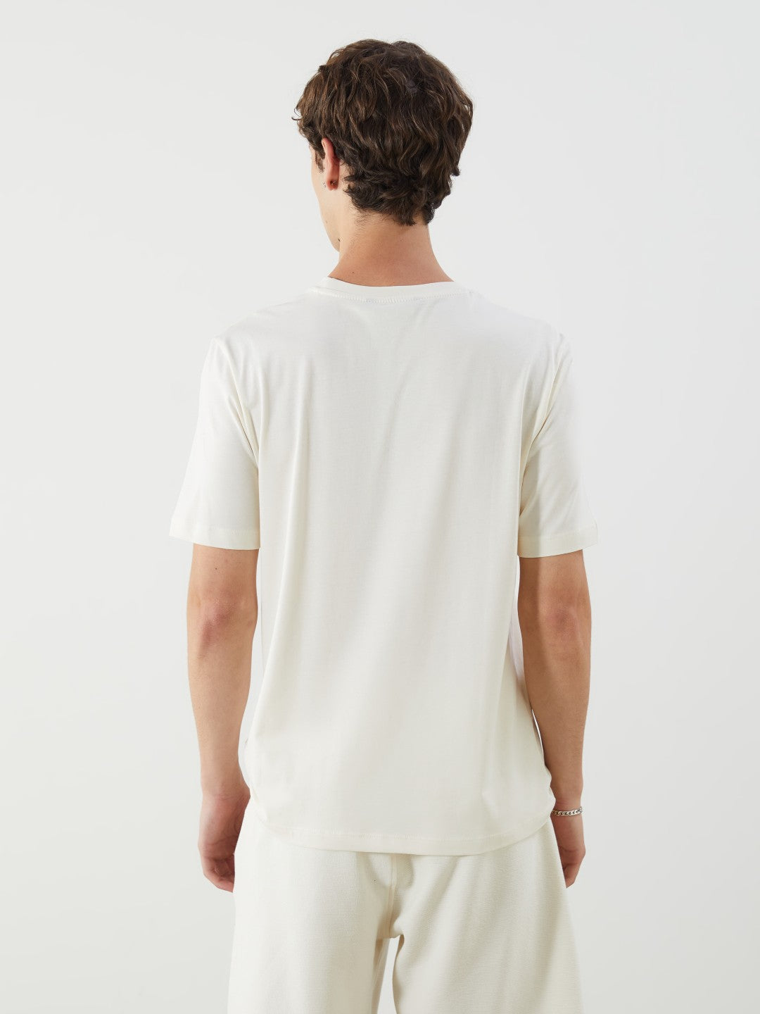 Xside Crew Neck Printed Combed Cotton Men T-Shirt