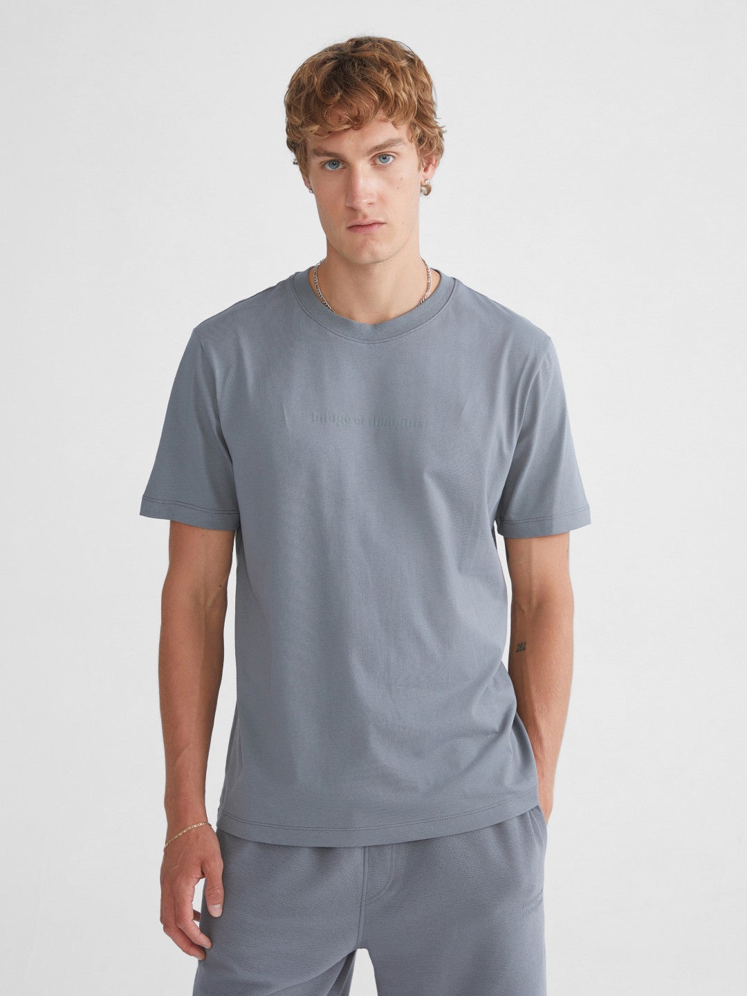 Xside Crew Neck Printed Combed Cotton Men T-Shirt