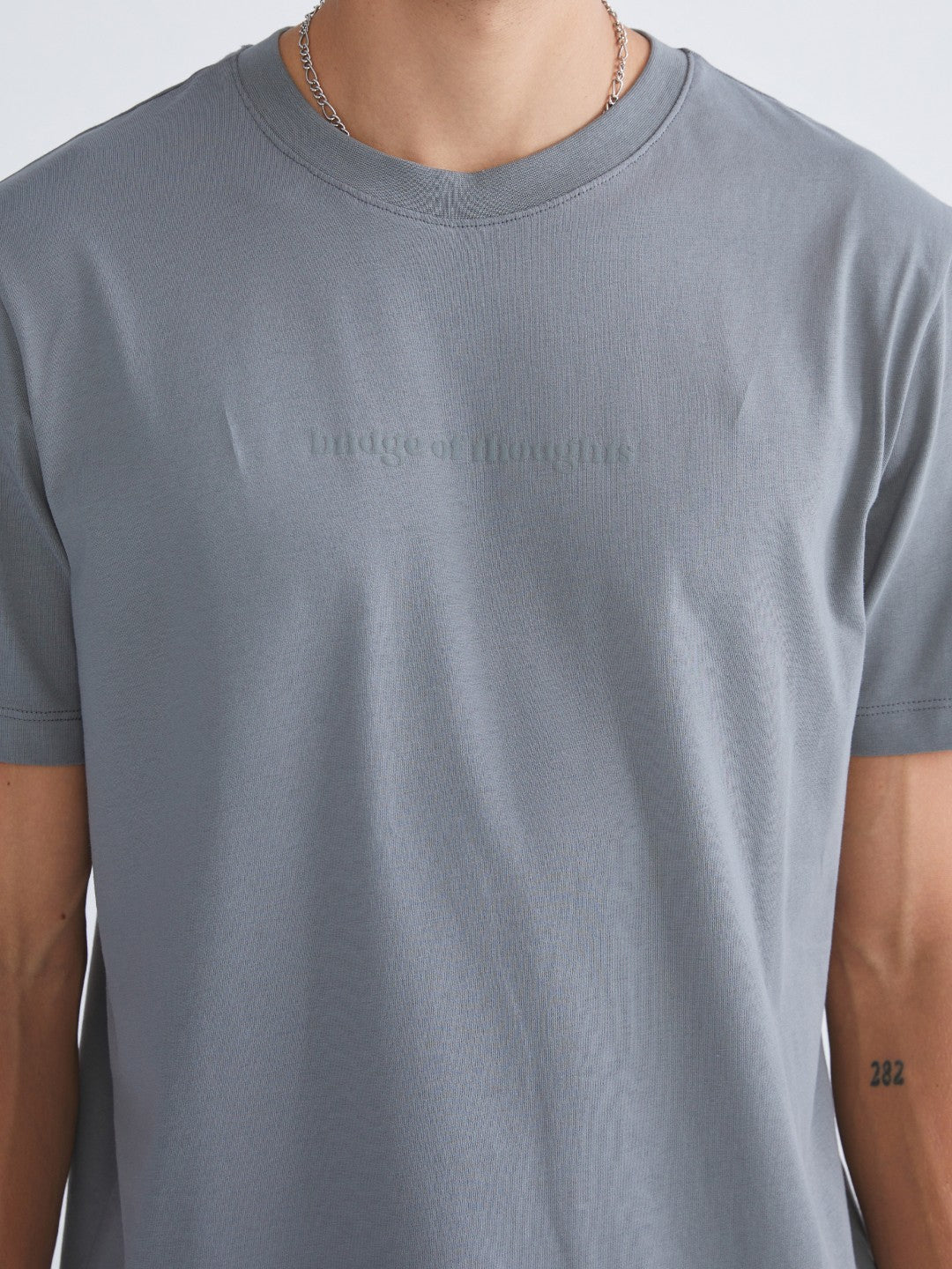 Xside Crew Neck Printed Combed Cotton Men T-Shirt