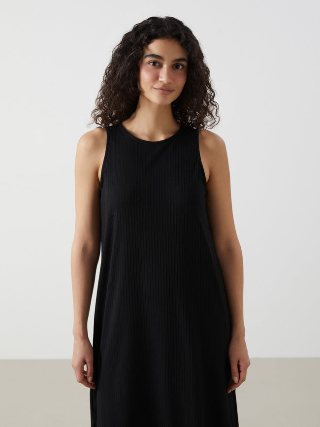 LCW Comfort Crew Neck Women Dress Main Image