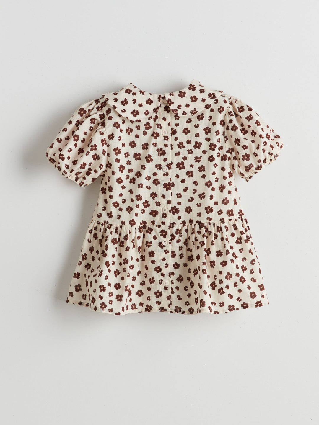 LCW Kids Baby Collar Floral Girl Shirt