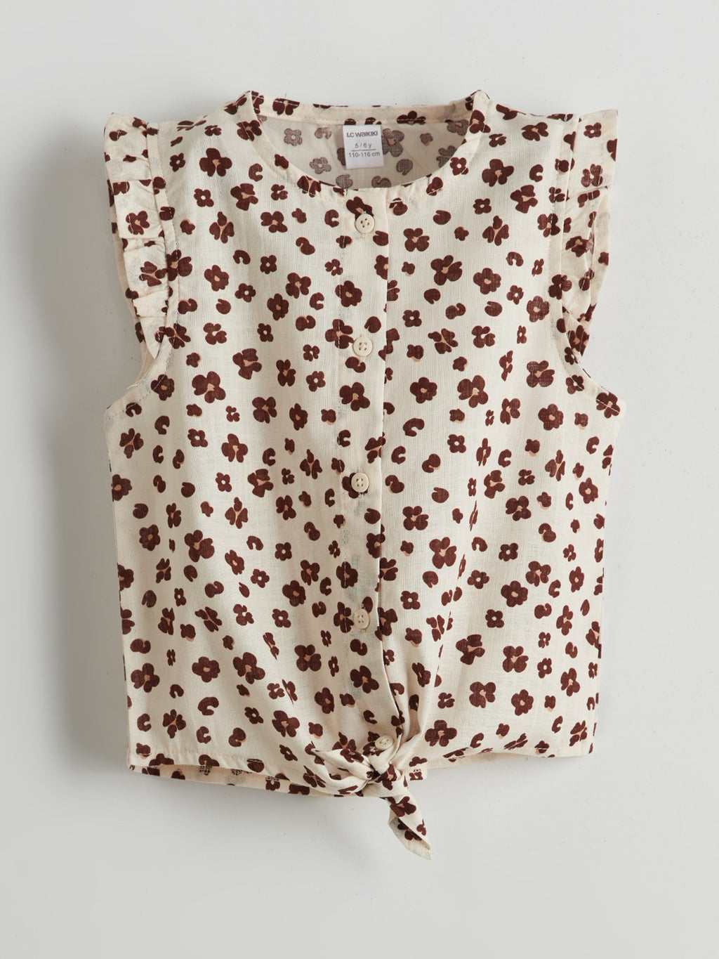 LCW Kids Floral Girl Shirt And Pants 2-Pack