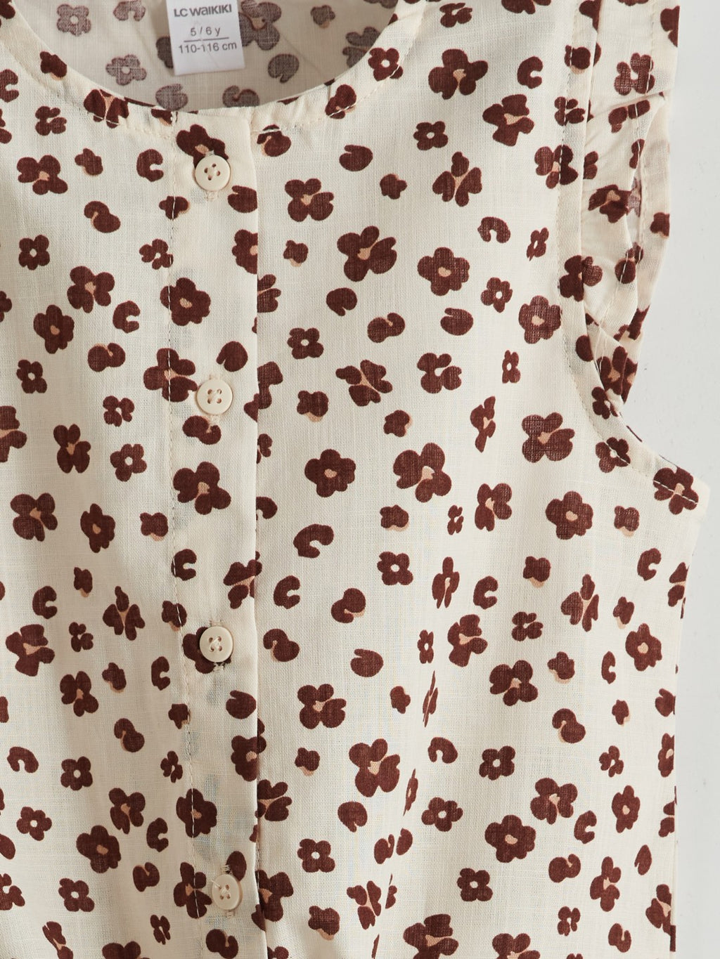 LCW Kids Floral Girl Shirt And Pants 2-Pack