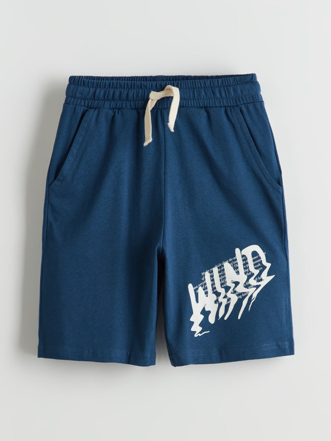 LCW Kids Elastic Waist Boy Shorts Hover Image