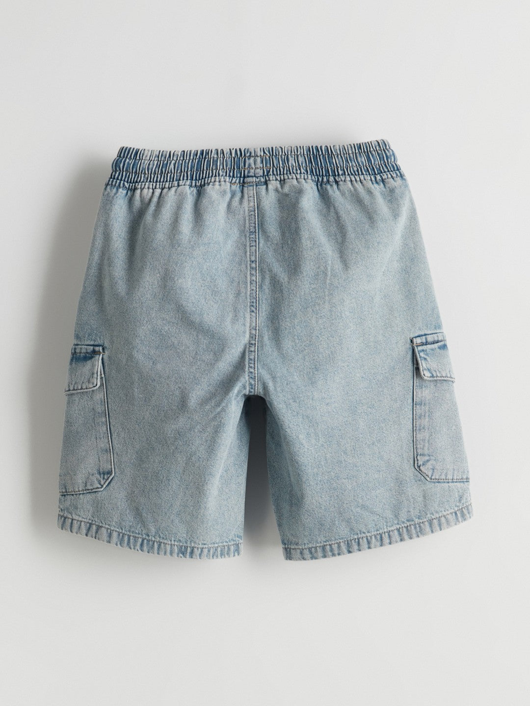 LCW Kids Elastic Waist Boy Jean Cargo Shorts