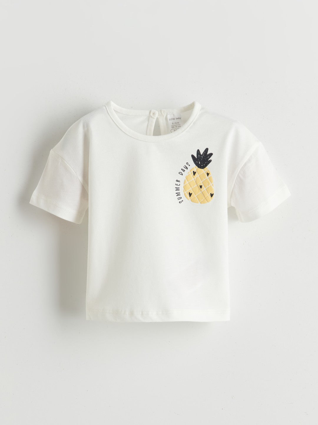 LCW Baby Fruit Printed Baby Girl T-Shirt 2-Pack