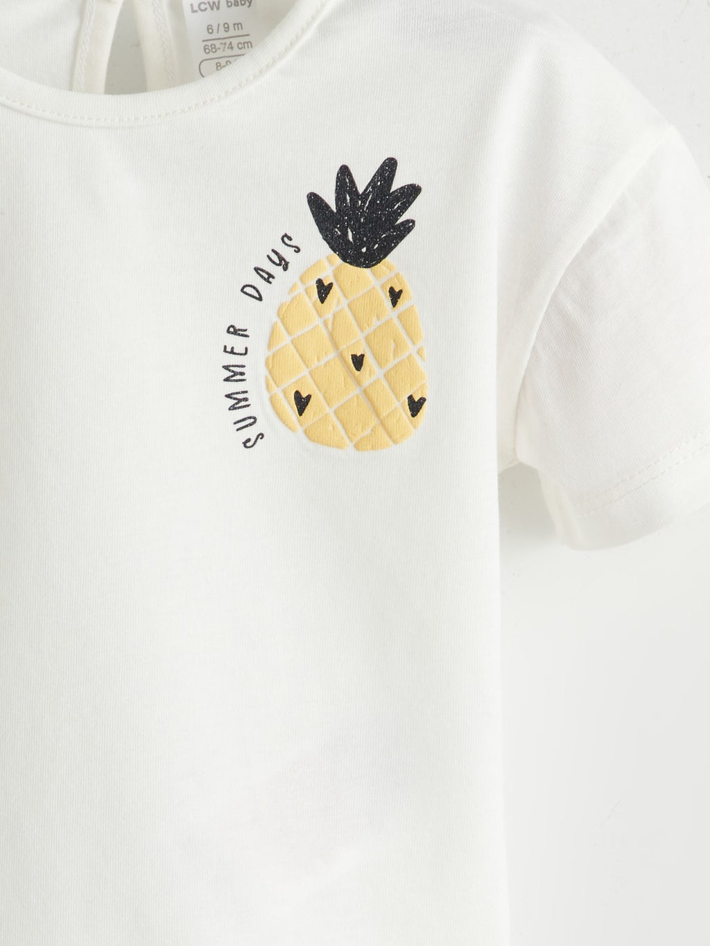 LCW Baby Fruit Printed Baby Girl T-Shirt 2-Pack