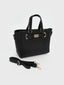 LCW ACCESSORIES Black Leather Look Women Shoulder Bag