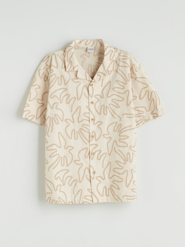 LCW Kids Patterned Boy Shirt Hover Image