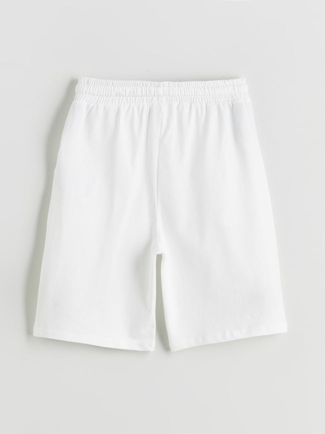 LCW Kids Elastic Waist New York Printed Boy Shorts Main Image