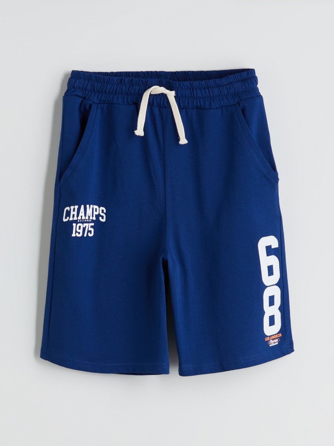 LCW Kids Blue Elastic Waist Boy Shorts