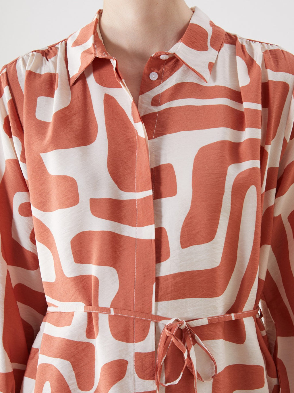 LCW Classic Patterned Women Shirt Tunic