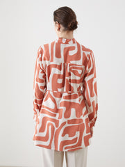 LCW Classic Patterned Women Shirt Tunic