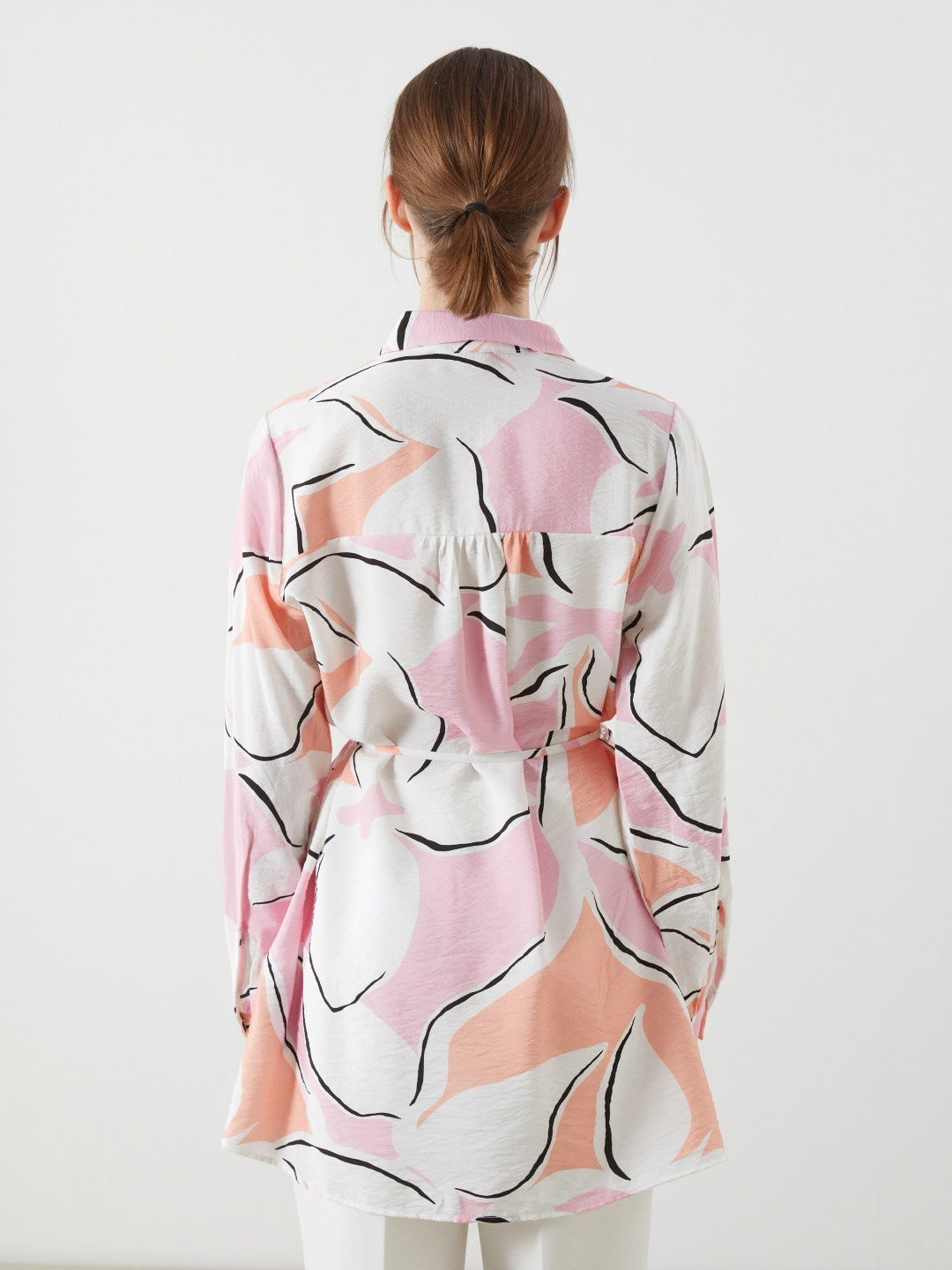 LCW Classic Patterned Women Shirt Tunic