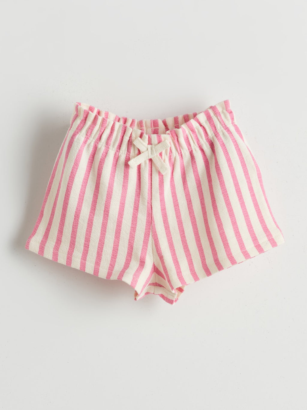 LCW Baby Printed Baby Girl T-Shirt And Striped Shorts 2-Pack