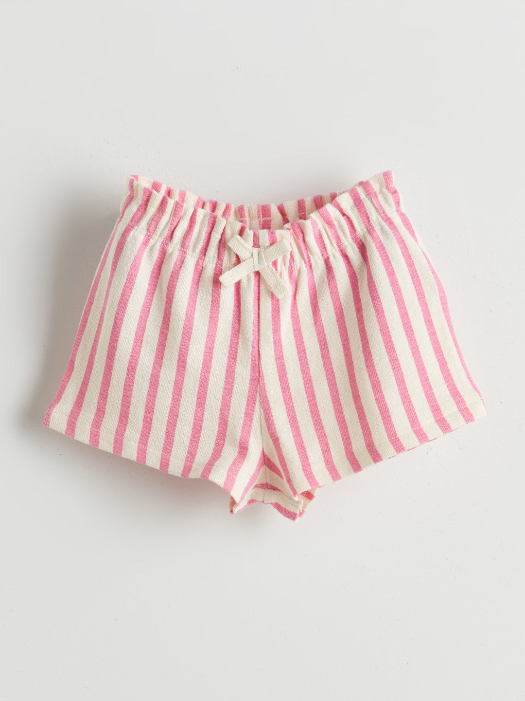 LCW Baby Printed Baby Girl T-Shirt And Striped Shorts 2-Pack