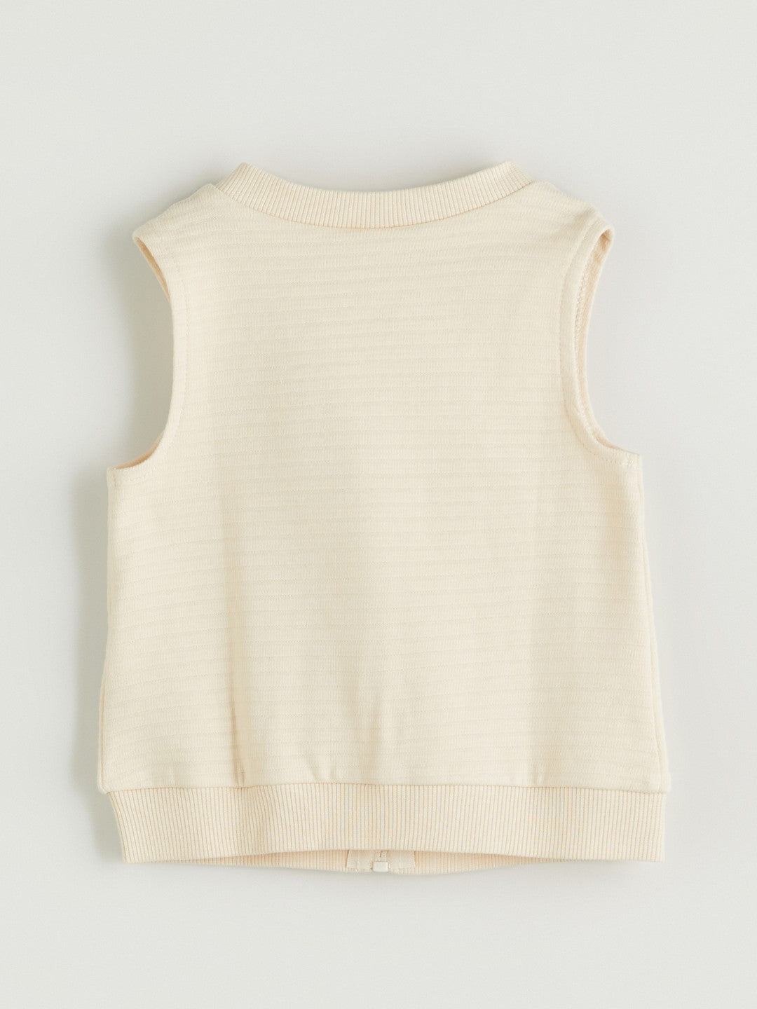 LCW Baby Textured Baby Boys Pique Waistcoat