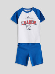 LCW Kids Crew Neck Boy T-Shirt And Shorts