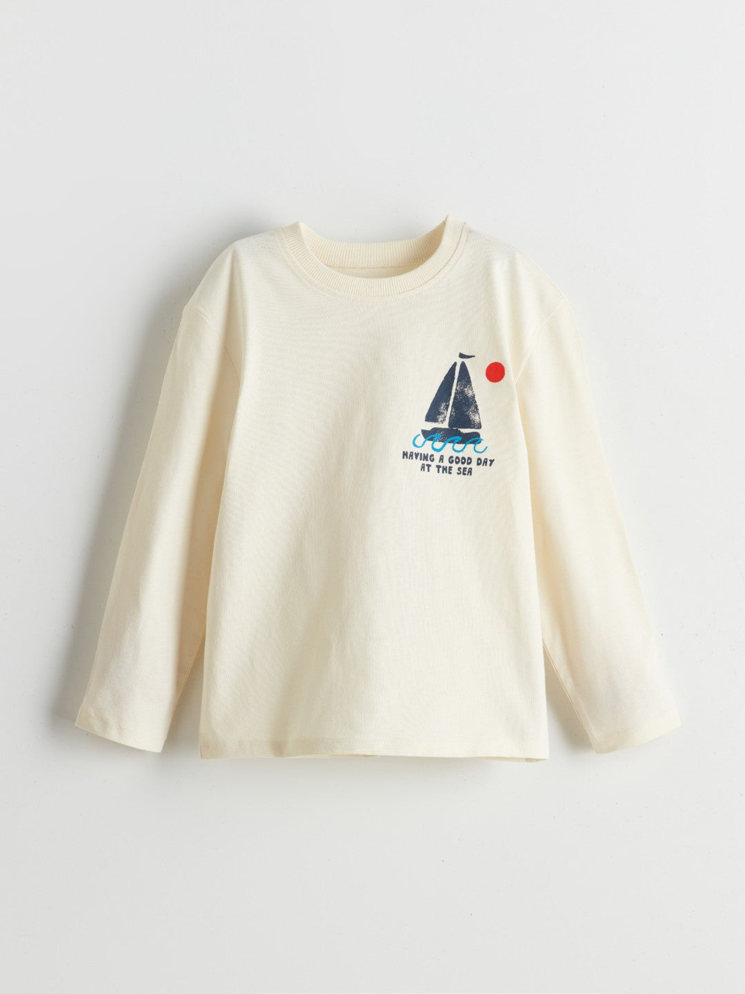 LCW Kids Crew Neck Printed Boy T-Shirt