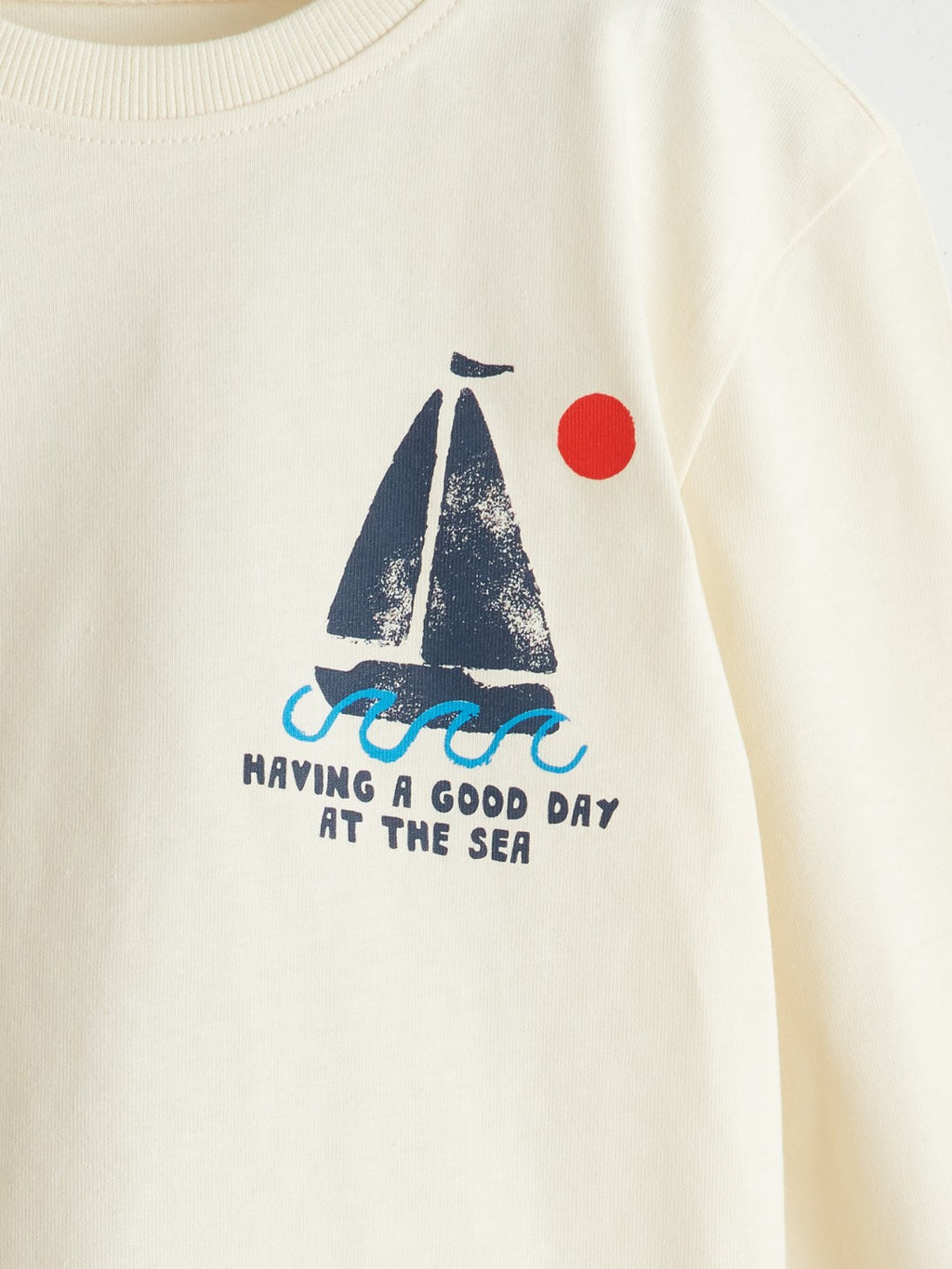 LCW Kids Crew Neck Printed Boy T-Shirt