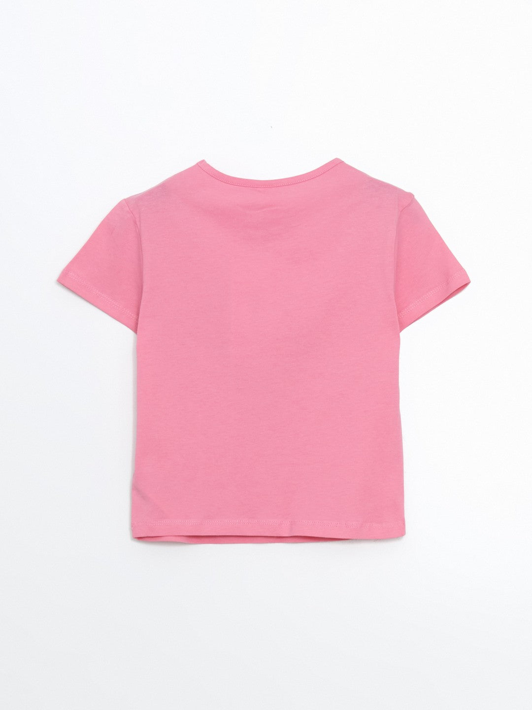 LCW Kids Crew Neck Printed Girls T-Shirt