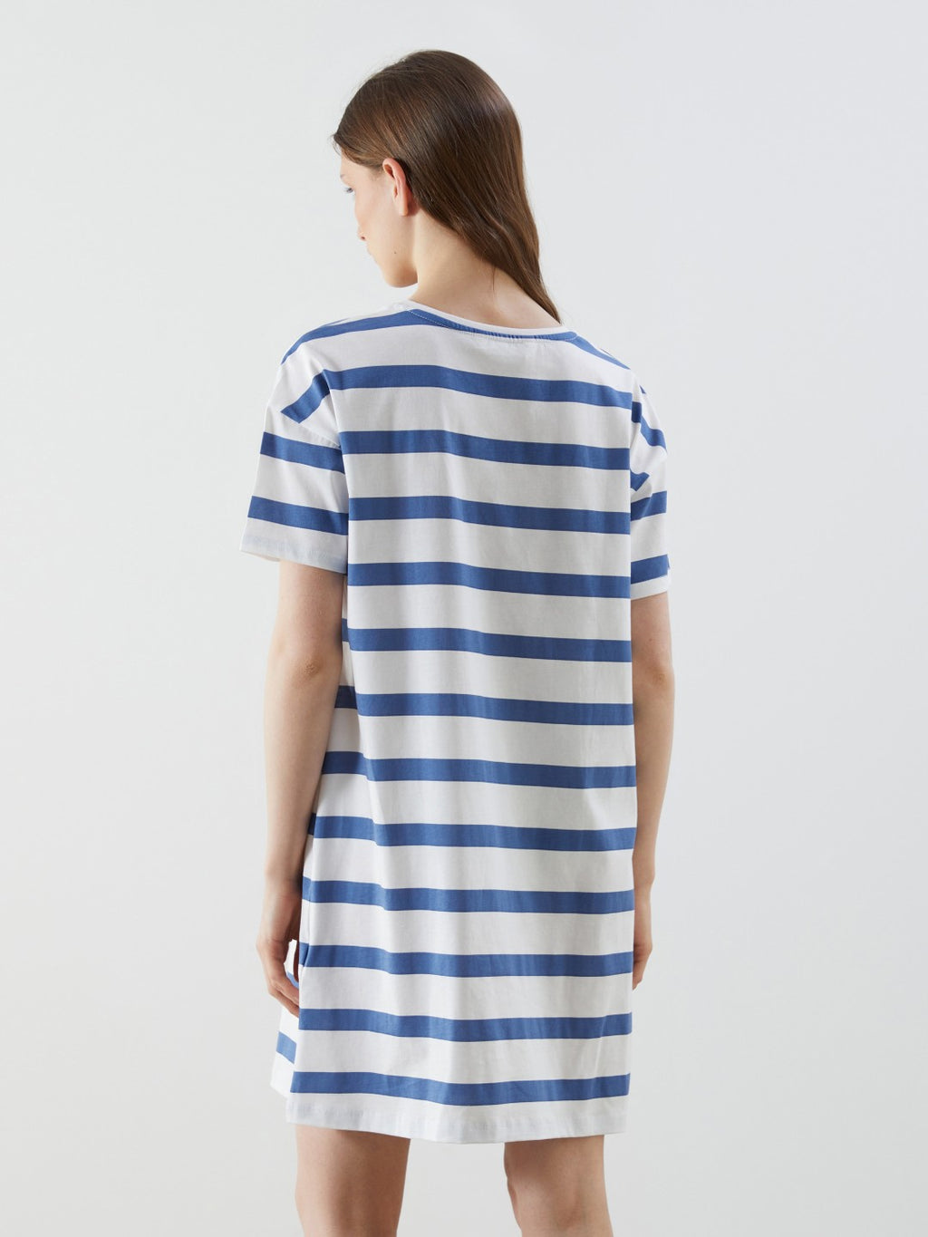 LCW Dream Crew Neck Printed Women Nightgown