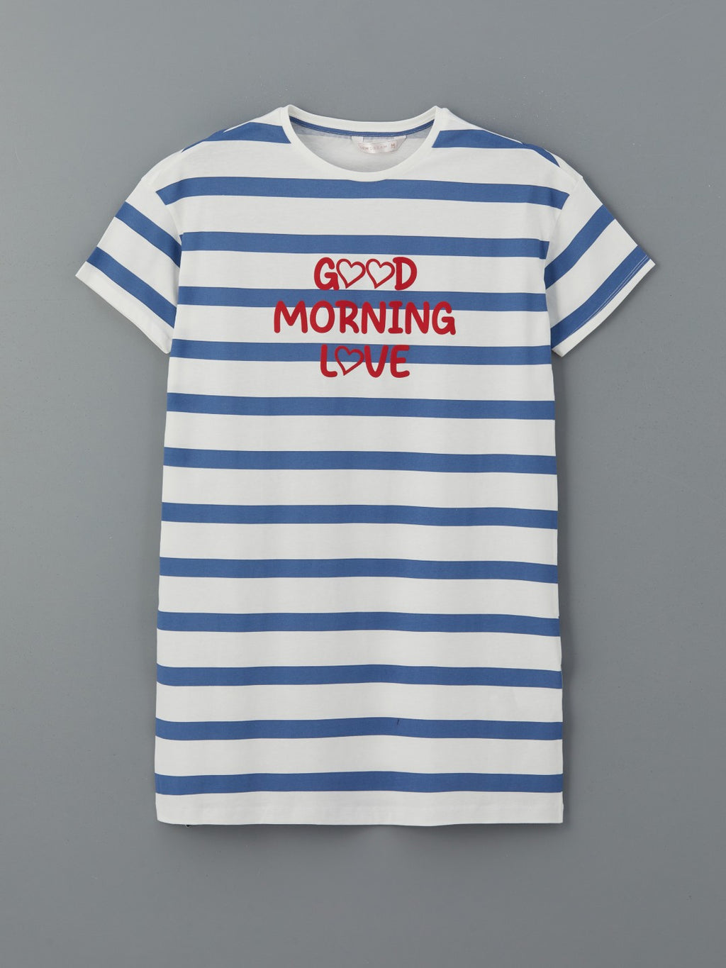 LCW Dream Crew Neck Printed Women Nightgown