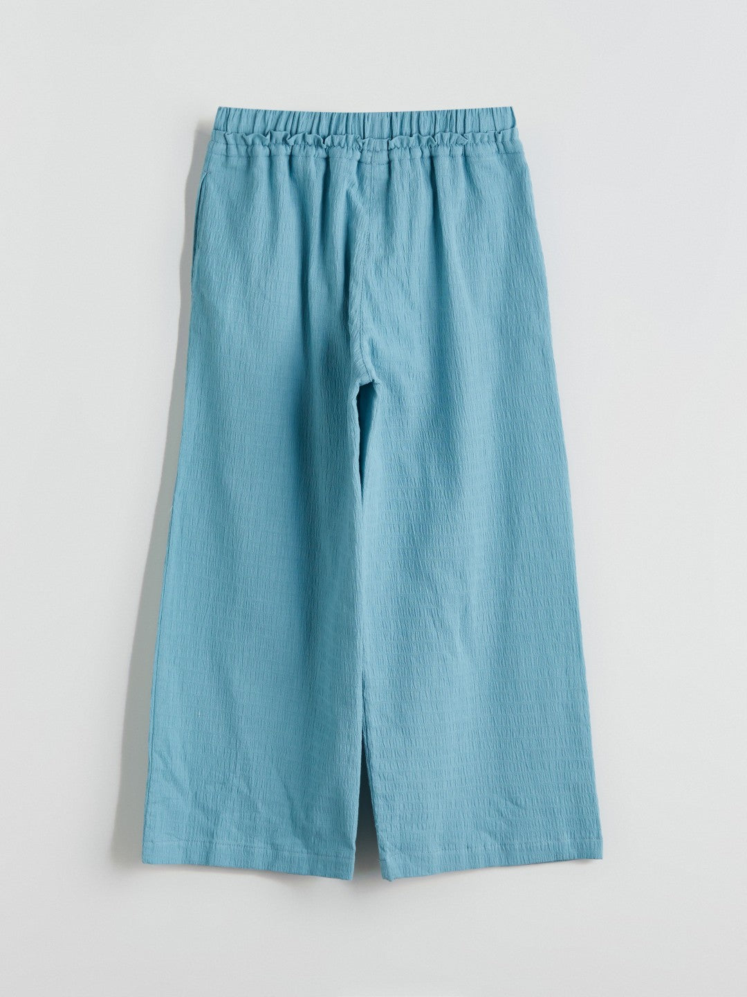 LCW Kids Elastic Waist Textured Girl Trousers