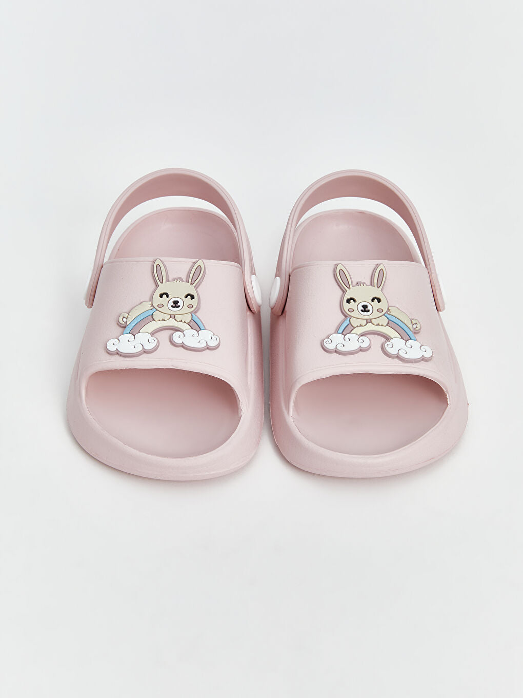 LCW STEPS Pink Printed Girls Beach Sandals